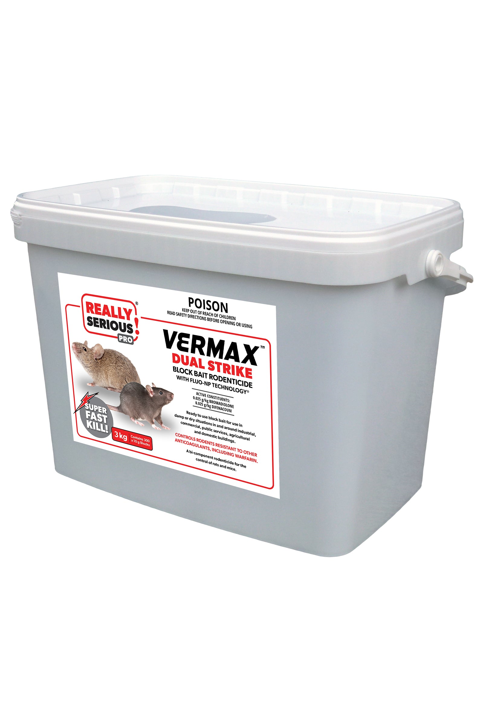 REALLY SERIOUS! PRO<sup>®</sup> VERMAX DUAL ACTIVE RODENTICIDE